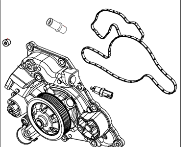 Dodge 5038677AB PUMP Water