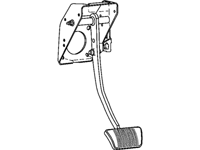 Jeep 52089244AD PEDAL Brake