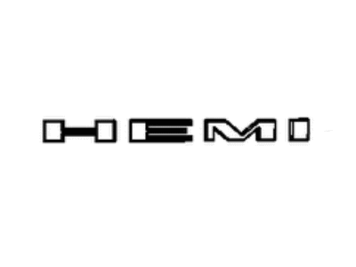 Dodge 68448480AA NAMEPLATE HEMI