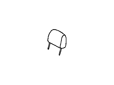 Dodge 1NQ87BD3AA HEADREST Front