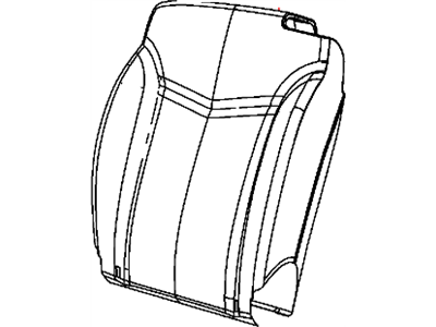 Chrysler 1WV23DX9AA Cover - Front Seat Back