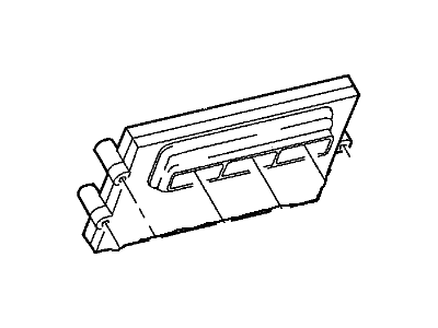 Dodge Ram Wagon Engine Control Module - 56040322AB