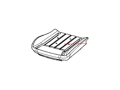 Chrysler 1UM76XDVAA COVER Front Seat Cushion