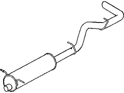 Dodge Dakota Tail Pipe - 52022001AD