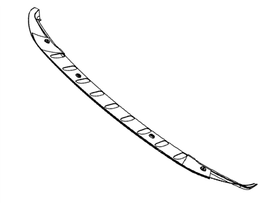 Ram 5182326AA AIR DAM