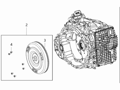 Jeep Renegade Torque Converter - 68428708AA