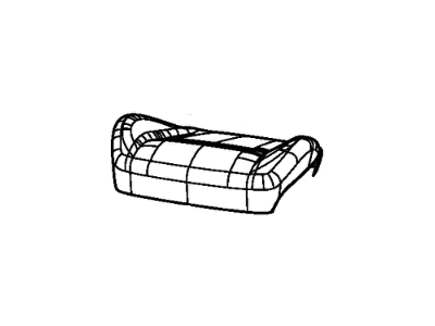 Dodge 6BK32LA8AA COVER Front Seat Cushion