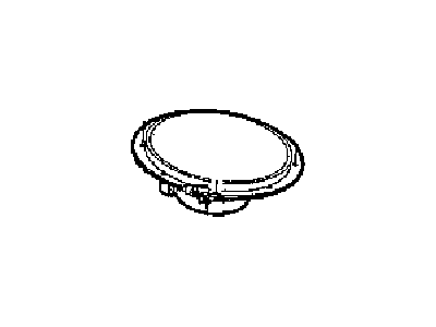 Mopar 68043035AC Package Tray Speaker, Rear Center