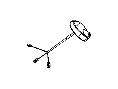 Dodge 5064861AC ANTENNA Base Cable And Bracket