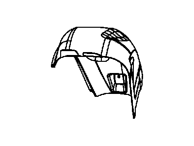 Ram 5113117AB SHIELD Wheelhouse Diesel