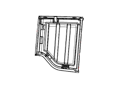 Jeep 1PH98GW7AG PANEL Targa Top Right, Complete with Hardware