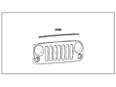 Jeep 82213772AB GRILLE KIT Complete
