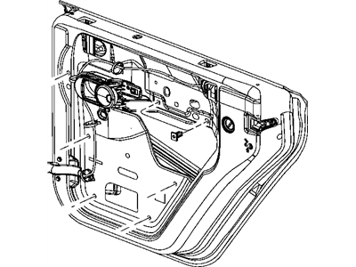 Jeep 68028608AA DOOR Rear Half
