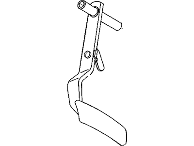 Chrysler 4616252 PEDAL ASSEMBLY, Brake