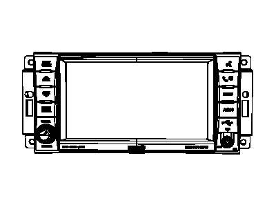 Dodge 5064242AI RADIO AM/FM/DVD/HDD/MP3/RR CAMERA