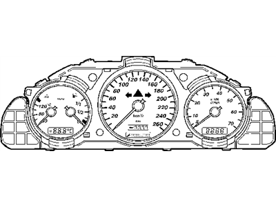 Chrysler Crossfire Instrument Cluster - 5143654AA