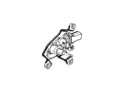 Dodge 68229937AA MOTOR Liftgate Wiper
