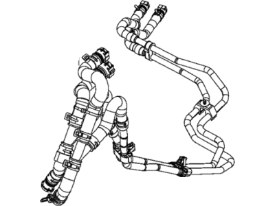 Chrysler 68217334AC HOSE AND TUBE Heater Supply And Return