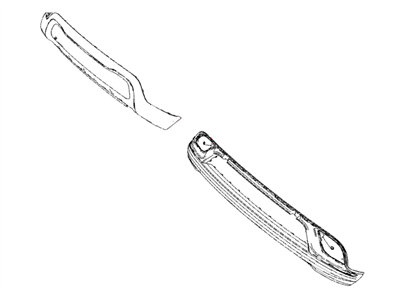 Dodge 68227139AA BEAM Front Bumper