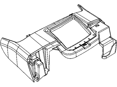Ram 1EB16DK2AA CONSOLE Floor Front