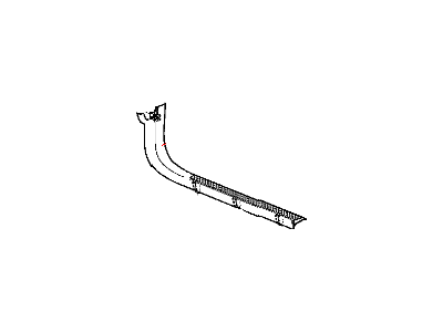 Dodge 1KL43DX9AA PANEL Cowl Side Trim
