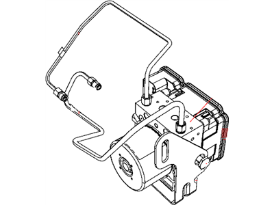 Jeep 68065989AA MODULE Anti-Lock Brake System