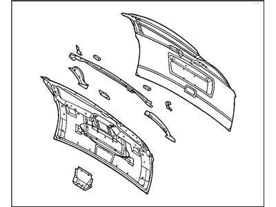 Mopar 5135945AA Lift Gate, Rear