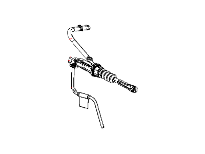 Mopar 52125159AE Master Cylinder Hydraulic Clutch