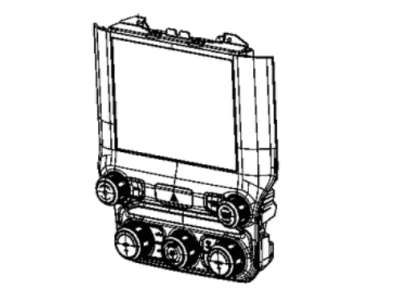 Ram 68356773AD CENTER STACK Upper