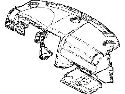 Mopar 4595902AB Panel Instrument Panel Closeout