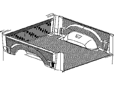 Dodge 55276581AB BEDLINER KIT Under Rail