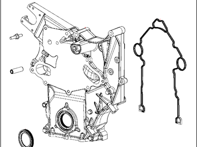 Ram 2500 Timing Cover - 4893128AH