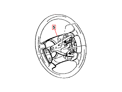 Chrysler 1GK181D1AA WHEEL Steering