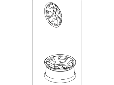 Mopar 52122367AA Wheel Aluminum