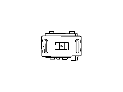 Dodge 5KK42DX9AB BEZEL Power Window Switch