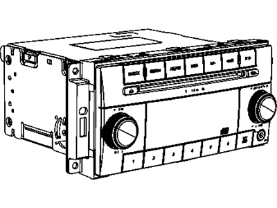Jeep 68252825AC RADIO MULTI Media