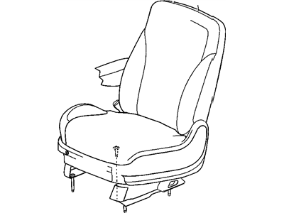Chrysler 1FE121D1AA COVER Front Seat Cushion
