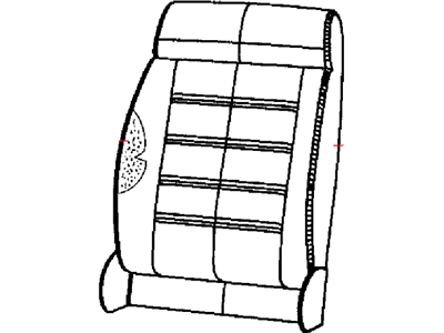 Jeep 5SH00DX9AA COVER Front Seat Back