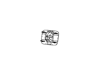 Jeep 6LM50TX7AA BEZEL Seat Pull Strap