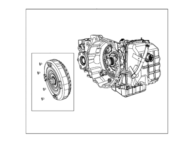 Ram 68210327AA TRANSMISSION KIT With Torque Converter