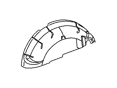 Dodge 5028518AB SILENCER Wheelhouse