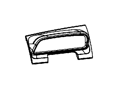 Dodge 1GE11DK7AF BEZEL Instrument Cluster