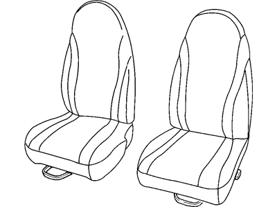 2004 Dodge Dakota Seat Cover - ZY431DVAA