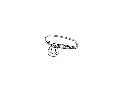 Mopar 68088020AA Mirror Inside Rearview