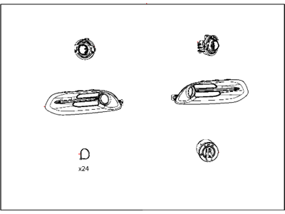 Mopar 82212851 Light Kit Fog