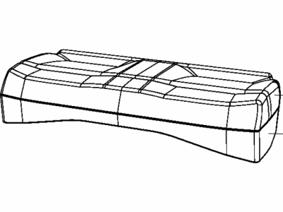 Jeep 5UZ30DK2AA COVER Rear Seat Cushion