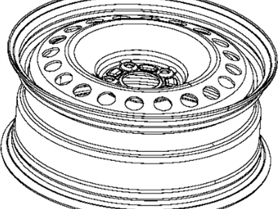 Jeep 4726430AA WHEEL Steel