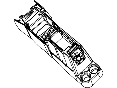 Chrysler Aspen Center Console Base - 1JG421DBAA