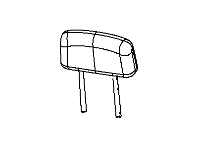 Ram 5NA67LA8AA HEADREST Rear