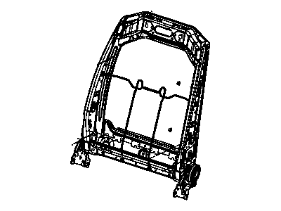 Dodge 4610331AI FRAME Front Seat Back